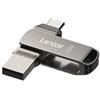 Lexar 256 GB JumpDrive Dual Drive D400 USB 3.1 Type-C e chiavetta di tipo A, fino a 130 MB/s in lettura (LJDD400256G-BNQNU)