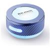 fesoklaf Altoparlante wireless a conduzione ossea, altoparlanti Bluetooth portatili con luce RGB, altoparlante ad assorbimento superficiale per doccia, esterno, casa (blu)