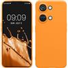 kwmobile Custodia Compatibile con OnePlus Nord 3 5G Cover - Back Case per Smartphone in Silicone TPU - Protezione Gommata - arancia fruttata