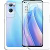 KJYF Custodia per Oppo Reno7 CPH2371 (6.43), Trasparente Morbido TPU Custodie Protettivo, Ultra Sottile in Silicone Case Anti-Graffio Cover per Oppo Reno7 CPH2371 - [2 Pezzi]