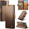 Rerzoiro Cover per Xiaomi Redmi Note 14 4G Custodia Portafoglio [Blocco RFID] Premium Pelle PU Wallet Case Flip Libro con Porta Carte Slot Supporto Flip Case per Xiaomi Redmi Note 14 4G, Marrone
