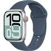 SRena C1A for Cinturino Apple Watch 38 40 41 42 44 45 46 mm,Ultra e Ultra 2,SE,Serie 7/8/9/10 - Compatibile con Tutti i Modelli,Blu Abisso