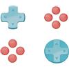 Skull & Co. Savage Raven by Skull & Co. D-Pad Button Cap Set for Nintendo Switch 2 Joy-con - Neon Blue+Red