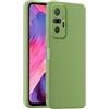 HULLIN Custodia per Telefono in Silicone Colorato, Adatta per Redmi Note 10 Pro (6.67) - Verde Matcha