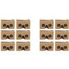 Xnuiasqe Occhiali 3D 12PZ per Cardboard V2 VR 4.5-6 Pollici Smartphone + Archetto
