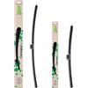 Valeo Coppia Di Spazzole Tergicristallo Flat Blade Fatte Di Materiali Naturali E Riciclati CAN78+CAN47, Anteriore, Lunghezze: 600mm+475mm, (Pack da 2)