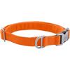 Carhartt Collare per cani da campo, completamente regolabile, resistente tessuto 600 denari, con marchio riflettente per visibilità, arancione cacciatore, taglia L