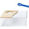 JRSHIRLEYLTD 1 vasca da bagno per criceti, in acrilico, per criceti, per criceti, per criceti, per criceti, per cincillà, orsi dorati