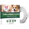 Paistely Collare Antiparassitario per Cani, Antiparassitario Collare Antipulci cane per Tutti i Tipi di Cani, Regolabile Impermeabile, 12 Mesi di Efficacia Protezione, 65cm Taglia Unica (65cm)