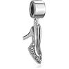 LSxAB Women Girls Sexy High-heeled Shoe Charm Compatible with Pandora Charms Bracelets