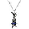 QKEOISUD Collana Jinx per cosplay Merch Jinx per gioco anime Jinx gioielli collana arma, squalo, razzo, pistola, arma, pendente, roccia, alla moda, giochi di ruolo, accessori per Halloween, gioielli