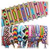 NOVELTY PLACE 10 braccialetti intrecciati per donne, bambini e ragazze, colorati e regolabili, stile Nepal, braccialetti dell'amicizia, corda intrecciata, idea regalo (motivi casuali)