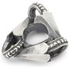 Trollbeads Collezione invernale suoni di armonia e perline d'amore, misura unica, Argento sterling Oro giallo, Nessuna pietra preziosa