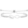 Oneress Forever Infinity God Gesù Cubic Zirconia Tennis Bracciale Gesù Preghiera Gioielli Religiosi Regalo Cristiano Braccialetto Personalizzato Infinito Charm Festa Compleanno Regalo Anniversario,