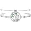 JunyiDIY Braccialetto da donna con elefante portafortuna, regalo di buona fortuna per donne - Elefante mamma e bambino caldo compagno - Braccialetto alla moda, regalo per la festa della mamma per la