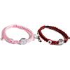 GAUEIOUR Braccialetti intrecciati Spiderman per amicizia e coppia, braccialetto abbinato per l'amore, braccialetto con ciondolo Spider Man regolabile per l'anima gemella e l'amico