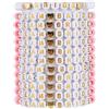 Leseogye 12PCS Braccialetti per Squadra della Sposa, 1 bracciale per la sposa e 11 bracciali per le damigelle, Braccialetto per Addio al Nubilato in Argilla Morbida Premium e Perline di Acrilico