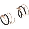 Breil, Collezione Wrap, Orecchini Donna in Acciaio Lucido IP con Forma a Spirale, Misura 1,5 Cm, Pratica Chiusura con Indicazioni per Orecchio Destro e Sinistro, Idee Regalo Donna
