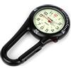 WONOLO Orologio digitale da taschino con moschettone a clip, per medici, infermieri, paramedici, cuochi, sport, unisex, unisex, Nero , Moderno