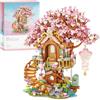 Finger Rock Fiore di ciliegio, mini mattoncini da costruzione, 1149 pezzi, decorazione per la casa, il giardino, i fiori, il bonsai, il regalo creativo per adulti e donne, collezionisti e giovani