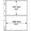 Leuchtturm 338575 Portamonete NUMIS 2C - 2 Scomparti per Banconote e Cartoline - Dimensioni Scomparto 165 x 107 mm - Confezione da 10 Pezzi
