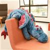 Jokapy 70-150 cm, peluche con drago, e morbido, ideale come regalo per bambini, fidanzata (blu, 110 cm)