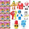 Kouipoie Steal A Brainrot - Set di 8 action figure da collezione in sacchetto a sorpresa, personaggi mobili in ABS, divertenti decorazioni e idee regalo per compleanno, Natale e fan