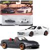 Hot Wheels Premium 2-Pack '04 Mazda Mazdaspeed Miata/Mazda RX7 FC Pandem HRR75 [Mini Car] [3 anni in su]