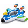 Bemonew Galleggiante per Bambini, Galleggiante per Piscina per Bambini in PVC con Pistola ad Acqua Aeroplano Gonfiabile per Giocattoli Divertenti e Sicuri per Piscina, Adatto per età 1-6 Anni, Blu