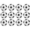 Early Buy Palline da calcio balilla bianche e nere di ricambio, 36 mm, confezione da 12