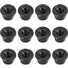 VGEBY 12 Dadi di bloccaggio RC, 1/10 Pneumatico 4 mm Dado Antiscivolo Compatibile con Axial SCX10 RC Modello Auto (Nero) Modello Giocattolo