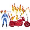 Marvel Legends Series Ghost Avenger Johnny Blaze - Personaggio da collezione con motocicletta in scala da 15,2 cm, ispirato al fumetto