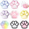 Vexran Taba Squishy - 8 palline antistress con zampe di gatto, giocattolo antistress per adulti e bambini
