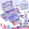 Amerrly Set di trucco per bambini per ragazze, giocattoli per il trucco per ragazze, giocattoli per ragazze per 4, 5, 6, 7, 8 anni