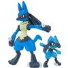 BANDAI SPIRITS Bandai Pokémon Plamo Collection 44 Select Series Rio & Lucario Color Coded Plastic Model