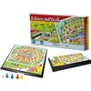 Generic Gioco dell'Oca per Bambini Gioco dell Oca Da Tavolo Valigetta Tabellone Richiudibile da Tavolo di Società per tutta la Famiglia (A)