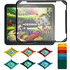 MOZOOSON Tavola per Puzzle da 500 pezzi, in Feltro, Ultraleggero e Comodo da Spostare, 55 x 45 cm, Include 6 Vassoi per Puzzle, Protezione Totale da Polvere, Graffi e Animali Domestici