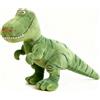 JynxtoyZeal Peluche Dinosauro Verde Bambola,Giocattolo di Peluche Dinosauro Cartoon,Giocattolo da T-Rex,Peluche dinosauro a forma di animale imbottito regali di compleanno-40cm