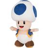 Sanei Super Mario All Star Collection Blue Toad, 8-Inch Plush
