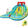RELAX4LIFE Castello Gonfiabile per Bambini 400x350x200cm
