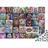 gHjKIZxCvBn Collage Colorato Puzzle 1000 Pezzi Carta Gioco di Puzzle 1000 Pezzi per Adulti Decorazione Casa 38x26cm/1000pcs