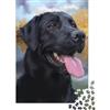 JQXZKNPHRT Ritratto Labrador Nero Puzzle 1000 Pezzi Carta per Adulti Cane Arte Relax Regalo Famiglia 52x38cm/1000pcs
