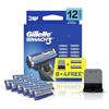 Gillette Mach3 blades - 12 cartucce