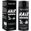 VOLLUCK Fibre Cheratina per Capelli, Naturale Fibre Capelli Uomo Donna (Nero)
