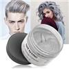 VOLLUCK Cera Colorata per Capelli, Tinta Naturale Capelli per Uomini Donne, Prodotti per Capelli Colorati per Compleanni Cosplay Halloween 120g (Grigio)