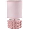 MA MAISON Lampada da Tavolo con Base Tonda in Ceramica - Comodino, Cavo Elettrico, Moderna, Soggiorno, Paralume, Camera da Letto, Abat Jour, d'Appoggio, Illuminazione - Effetto Bubble con Bolle