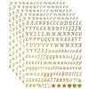 Calkkrer 6 Pezzi Adesivi Lettere, Lettere Adesive in Vinile Autoadesive Minuscole, Adesivi ABC per Fai-da-te, Scrapbooking, Etichette, Decorazioni Personalizzate