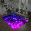 Sticker Superb. Cielo Stellato Della Galassia Tappeto da Soggiorno e Camera da Letto - Pianeta Cosmico per Bambini e Ragazzi (Viola, 60 x 160 cm)