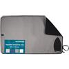 Encasa XO Tappetino da Stiro, Telo per Tavolo 48x28 Grigio | Poggiaferro in Silicone | Antiscivolo | Imbottitura 3mm | Resistente al Calore | Portatile