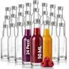 slkfactory 24 bottigliette piccole vetro 50ml per liquori fatti in casa - bottiglie di vetro 50 ml artigianali - tappo a vite bomboniere mignon